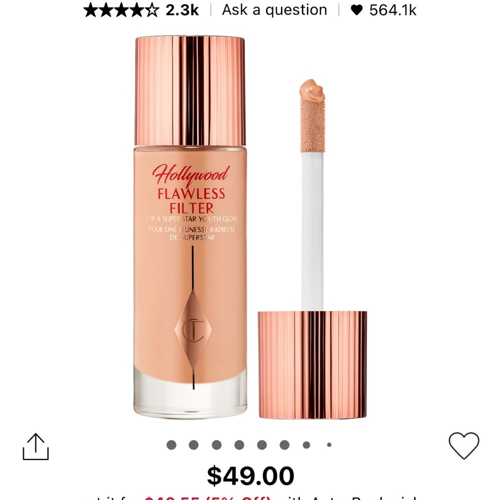 CHARLOTTE TILBURY
Hollywood Flawless Filter